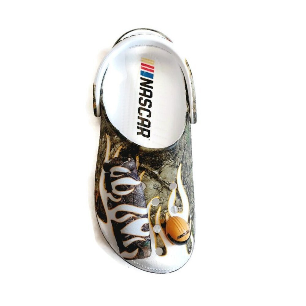 CROCS Mens Size 4 Womens 6 Nascar x Realtree Slip On Classic Clogs Shoes Camo - Picture 4 of 11